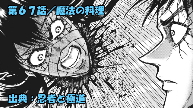 忍者と極道 ネタバレ感想 67話 壮絶なる舞踏鳥の死 最後は幸せ
