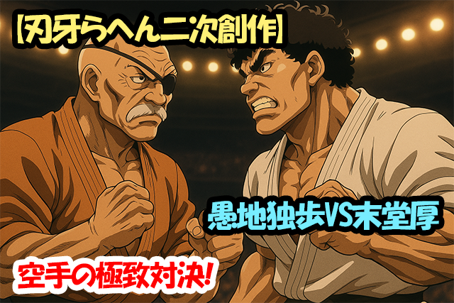 【刃牙らへん二次創作】愚地独歩VS末堂厚、空手の極致対決!