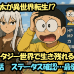 のび太が異世界転生！？ファンタジー世界で生き残れるのか？第2話　ステータス確認…最弱!？
