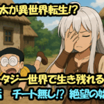 のび太が異世界転生!?ファンタジー世界で生き残れるのか?第3話 チート無し!? 絶望の始まり