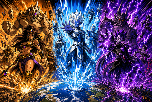 ドラゴンボール外伝 銀河封神伝 第1話｜三つの星より来た侵略者！地球のドラゴンボールを狙う影